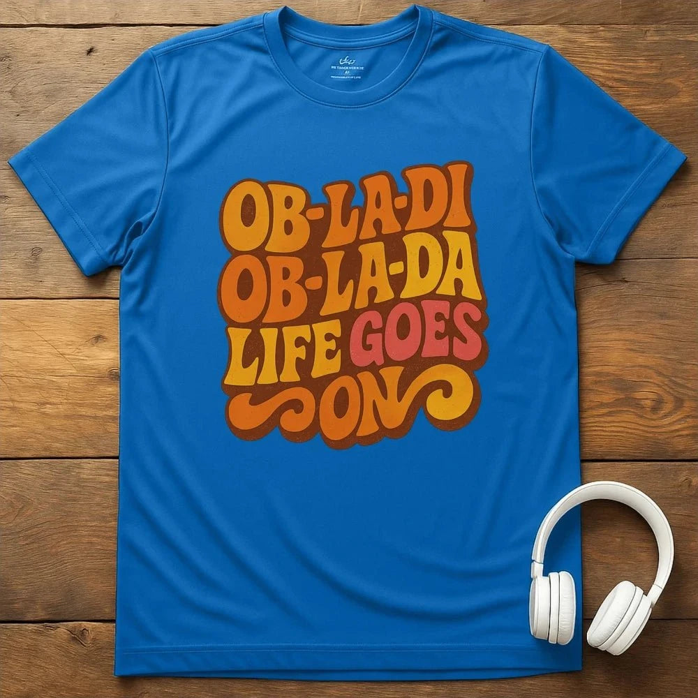 Life Goes On T-Shirt - Royal