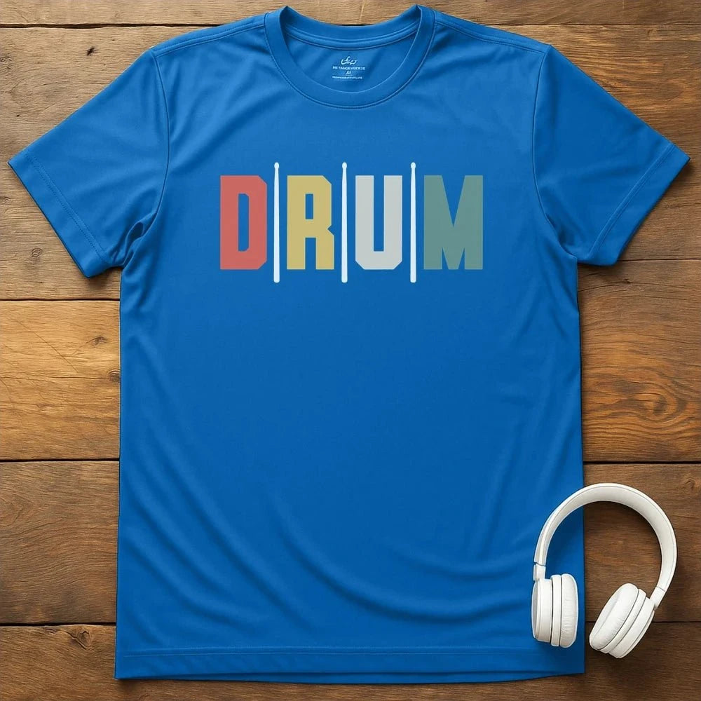 Drum Sticks T-Shirt - Royal