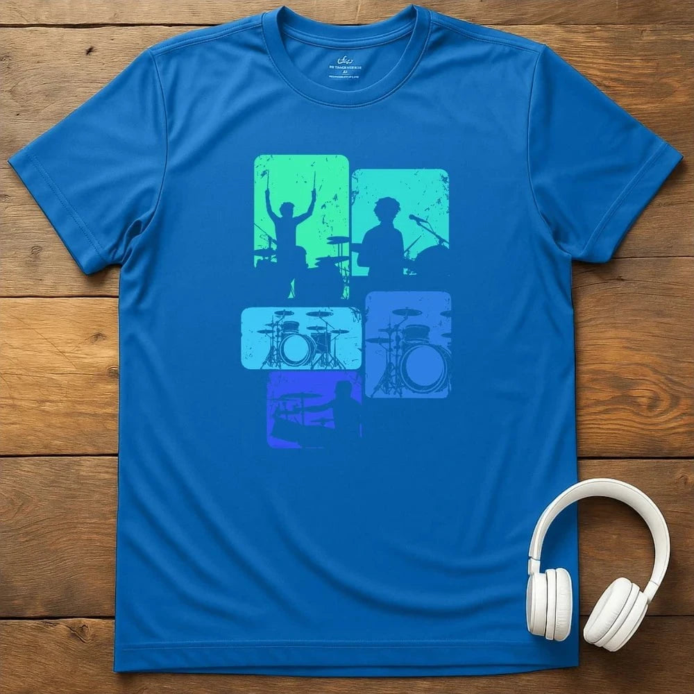 Drummer Love T-Shirt - Royal