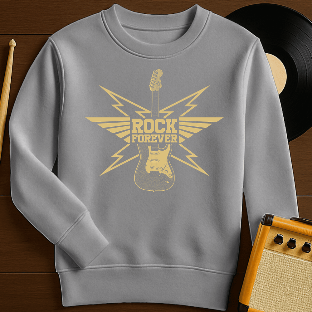 Rock Forever Crewneck - Sport Grey