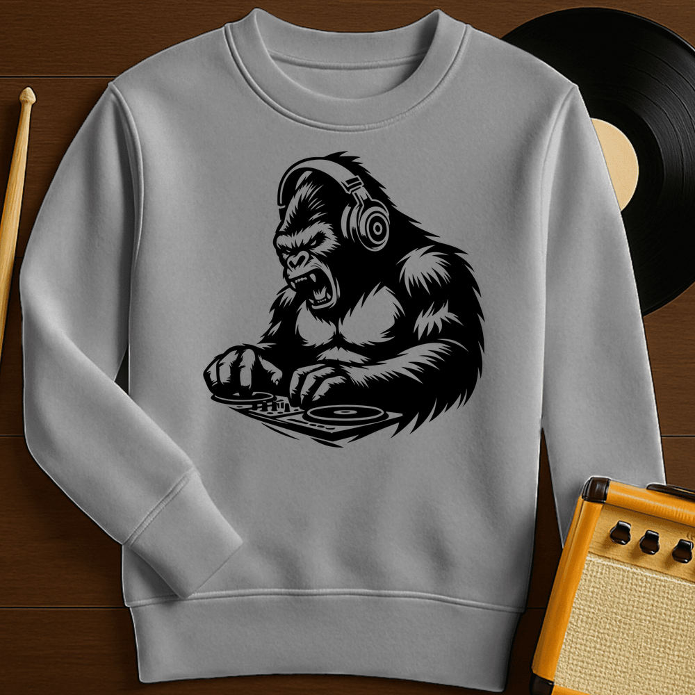 DJ Gorilla Crewneck - Sport Grey