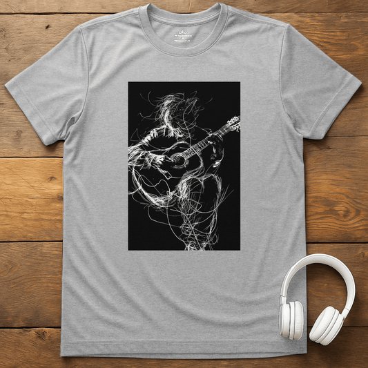 Tangled Acoustic T-Shirt - Sport Grey
