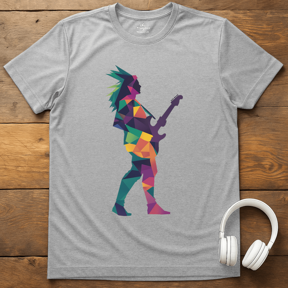 Technicolor Rock T-Shirt - Sport Grey