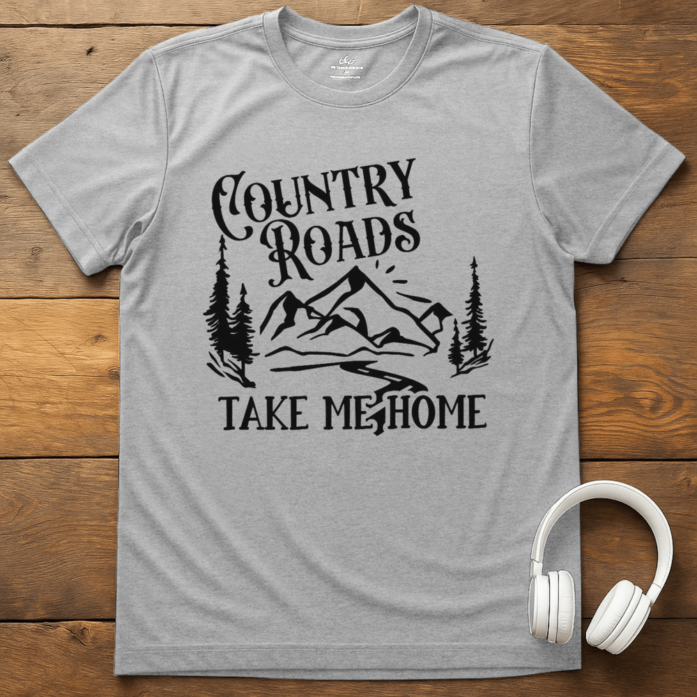 Country Roads T-Shirt - Sport Grey