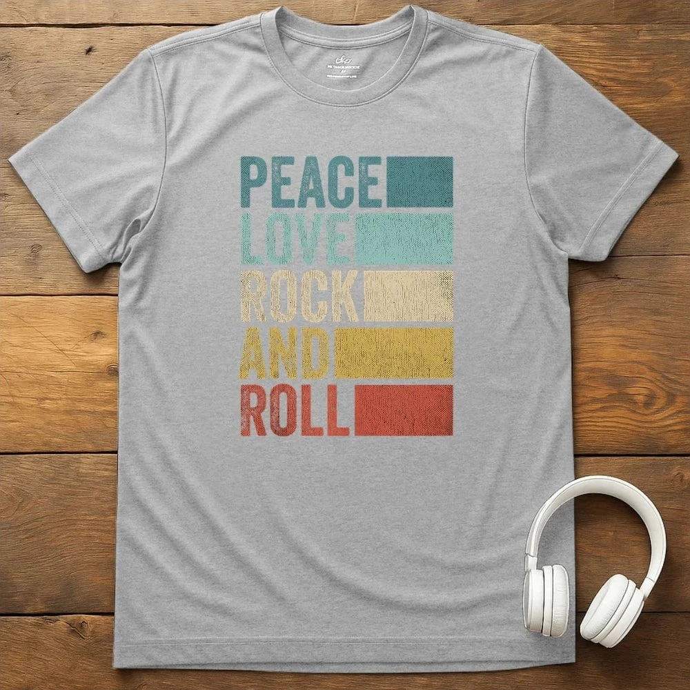 Vintage Rock T-Shirt - Sport Grey