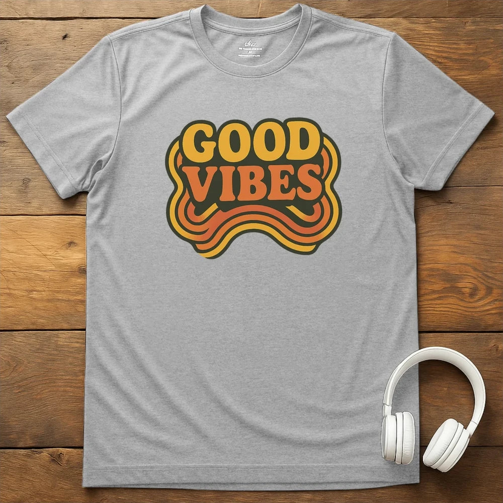 70s Vibes T-Shirt - Sport Grey