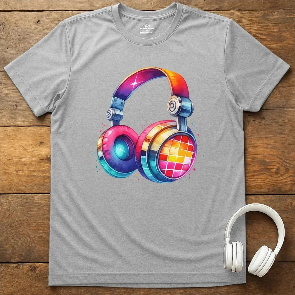 Headphone Colors T-Shirt - Sport Grey