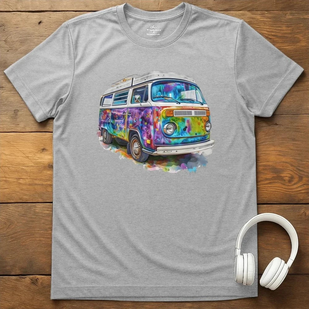 Music Bus T-Shirt - Sport Grey