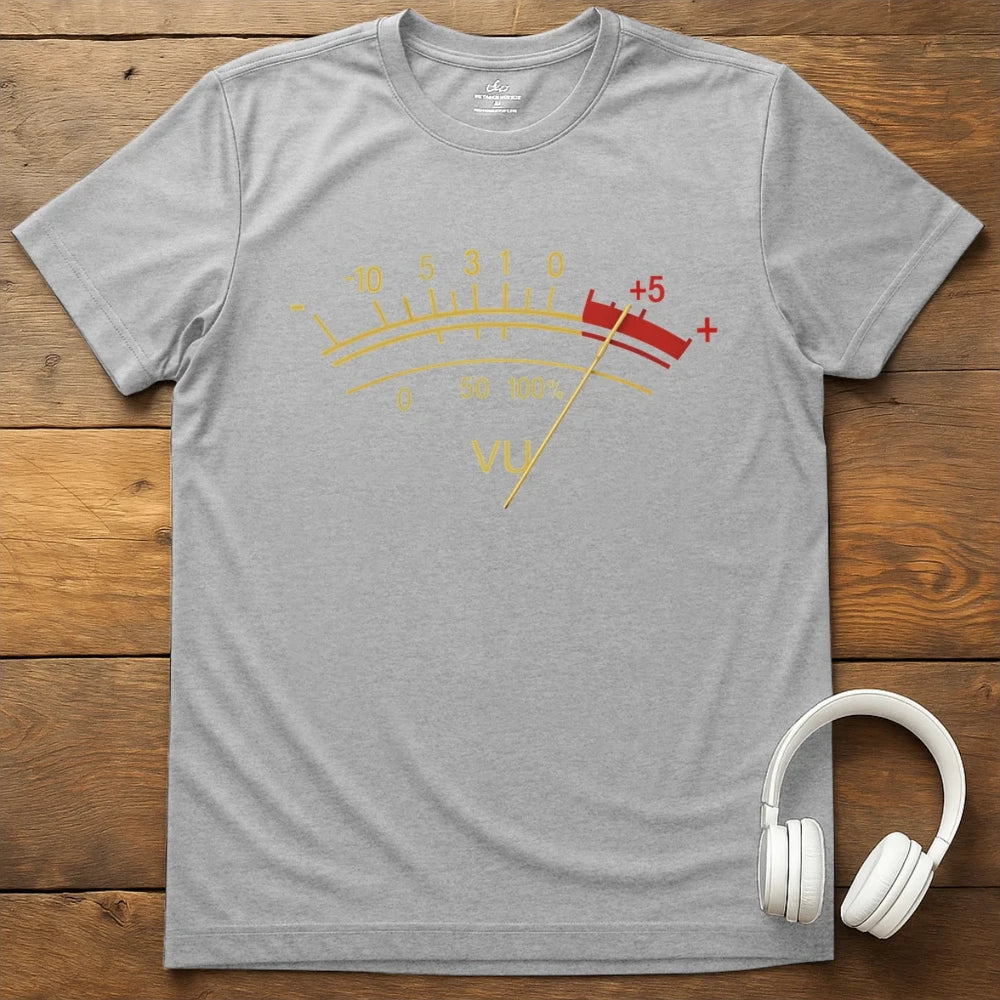 VU Meter T-Shirt - Sport Grey