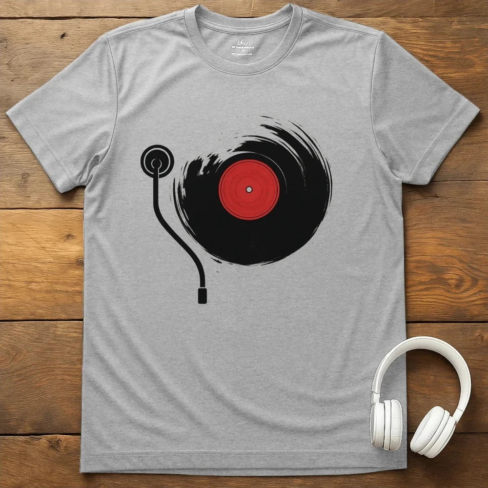 Vinyl Sound T-Shirt - Sport Grey