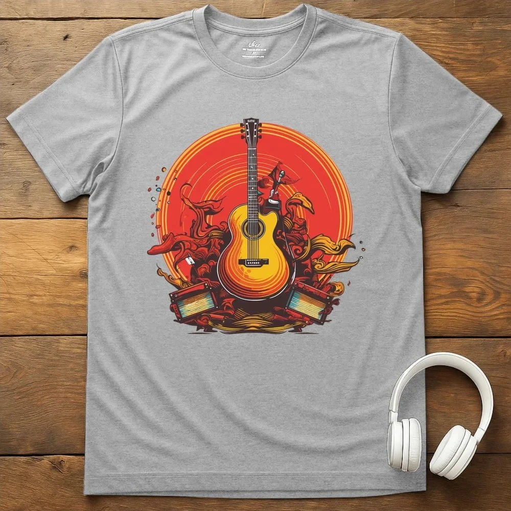 Guitar Groove T-Shirt - Sport Grey