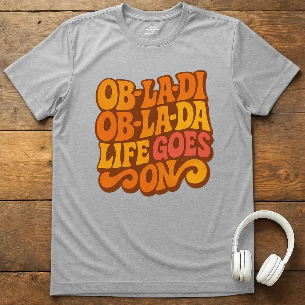 Life Goes On T-Shirt - Sport Grey