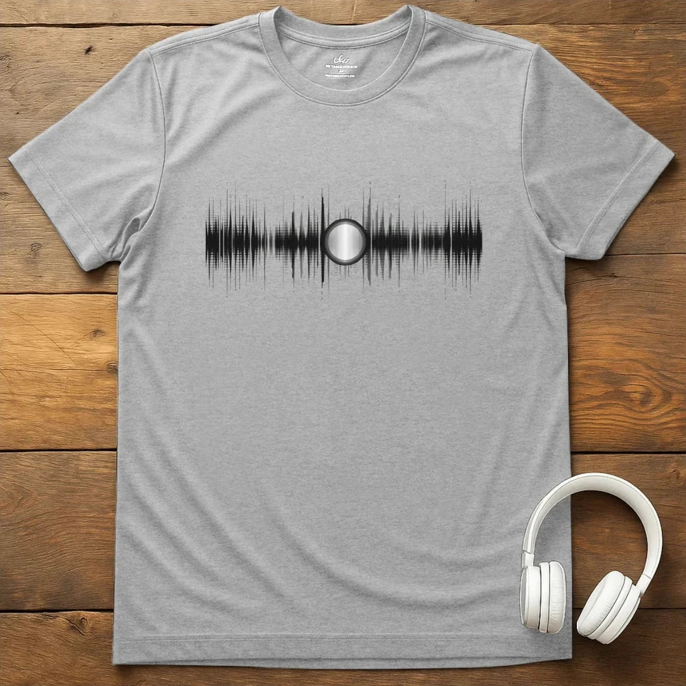Vinyl Soundwave T-Shirt - Sport Grey