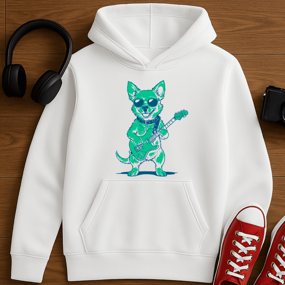 Rock Dog Hoodie - White