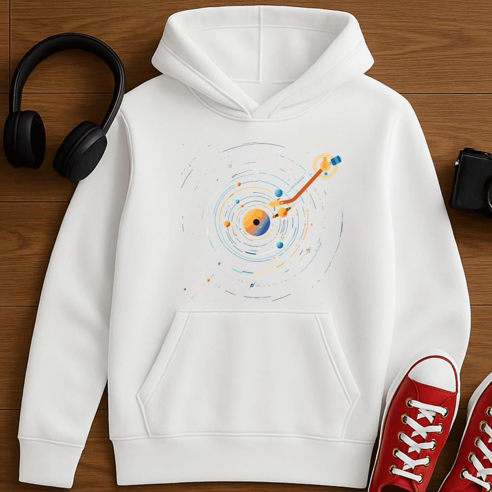 Solar Record Hoodie - White