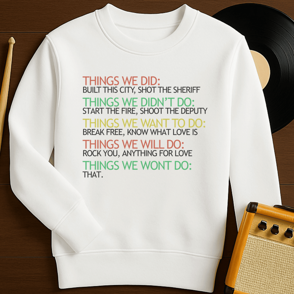 Things Crewneck - White