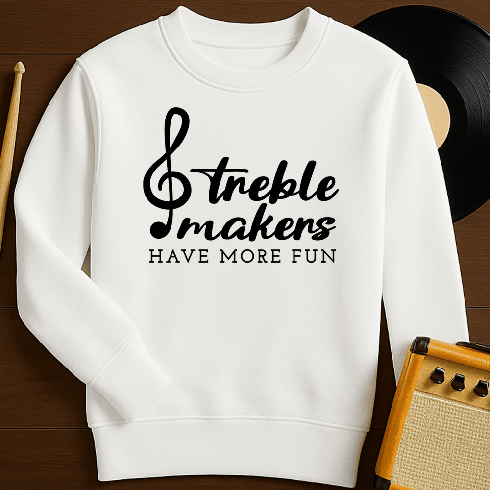 Treble Crewneck - White