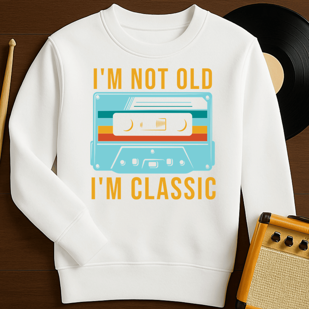 Not Old Crewneck - White