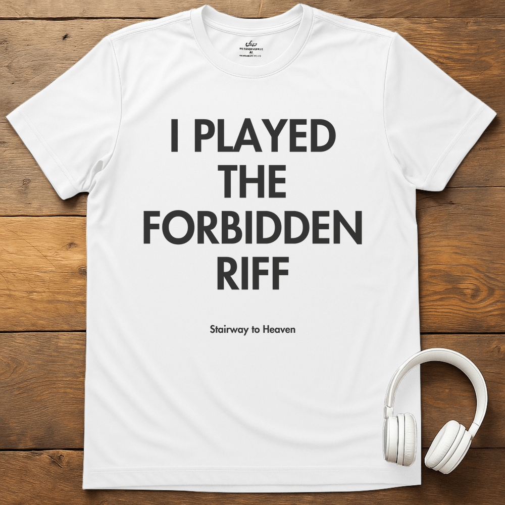 Forbidden Riff T-Shirt - White