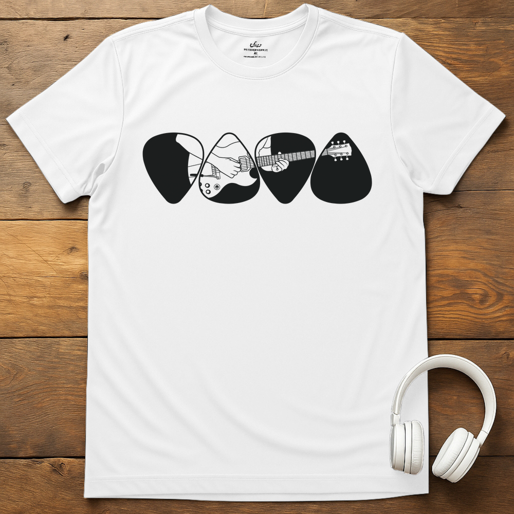 Four Picks T-Shirt - White