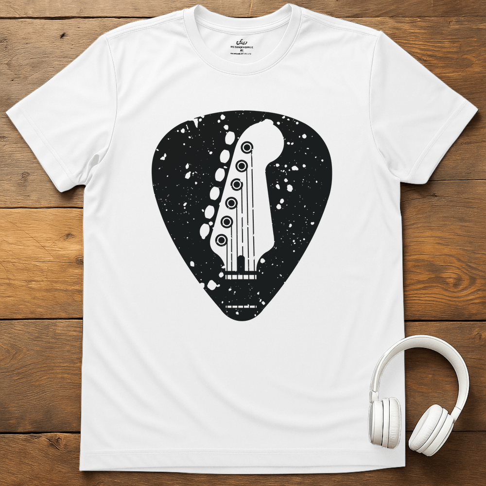Guitar Pick T-Shirt - White