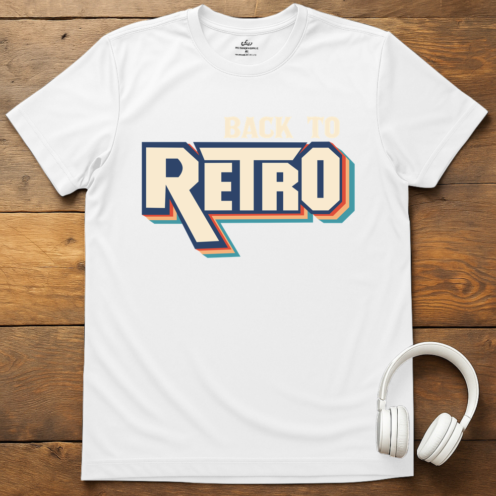 Back To Retro T-Shirt - White