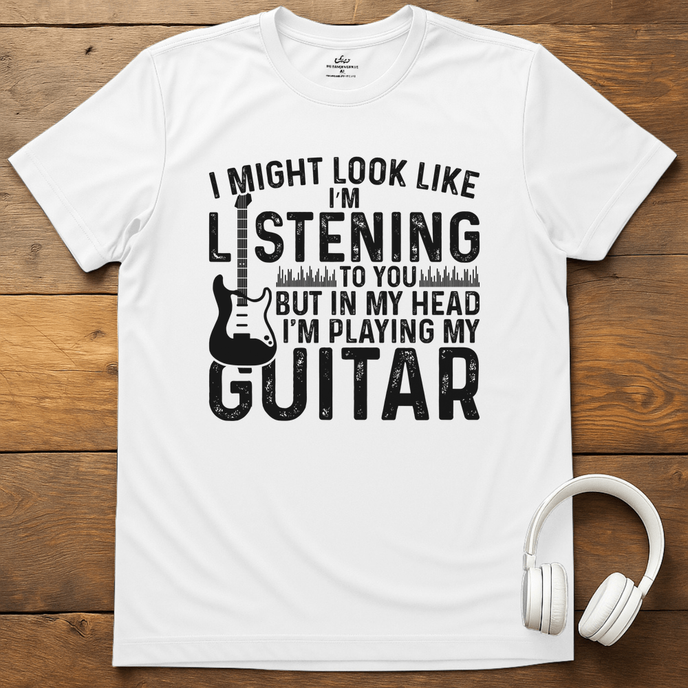 Not Listening T-Shirt - White