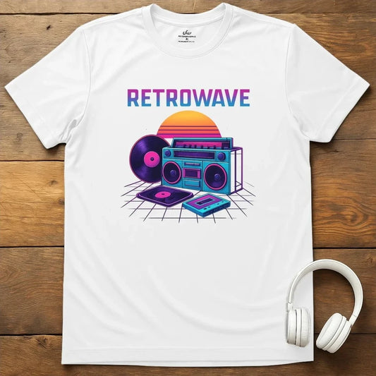Retrowave T-Shirt - White