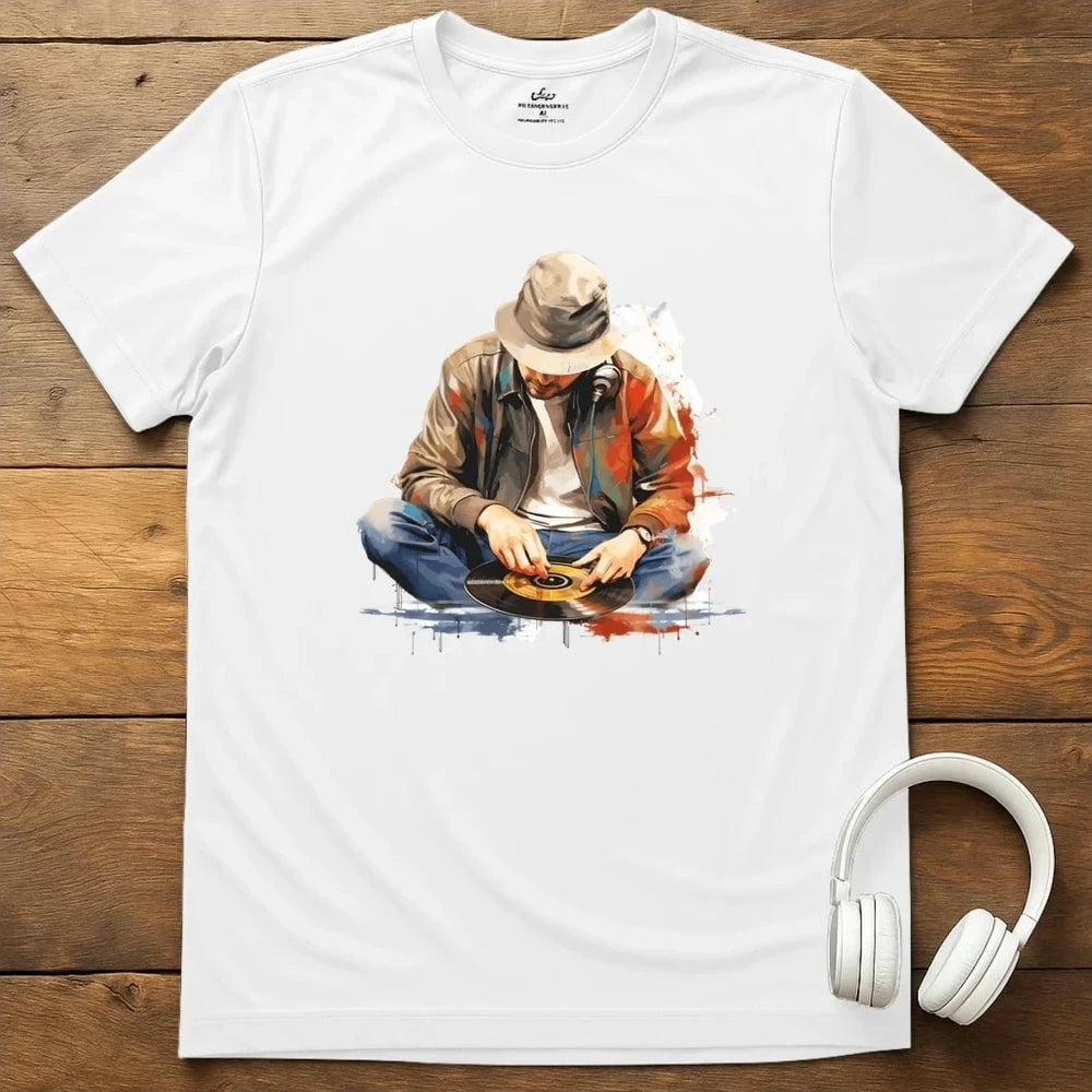 Ode To The DJ T-Shirt - White