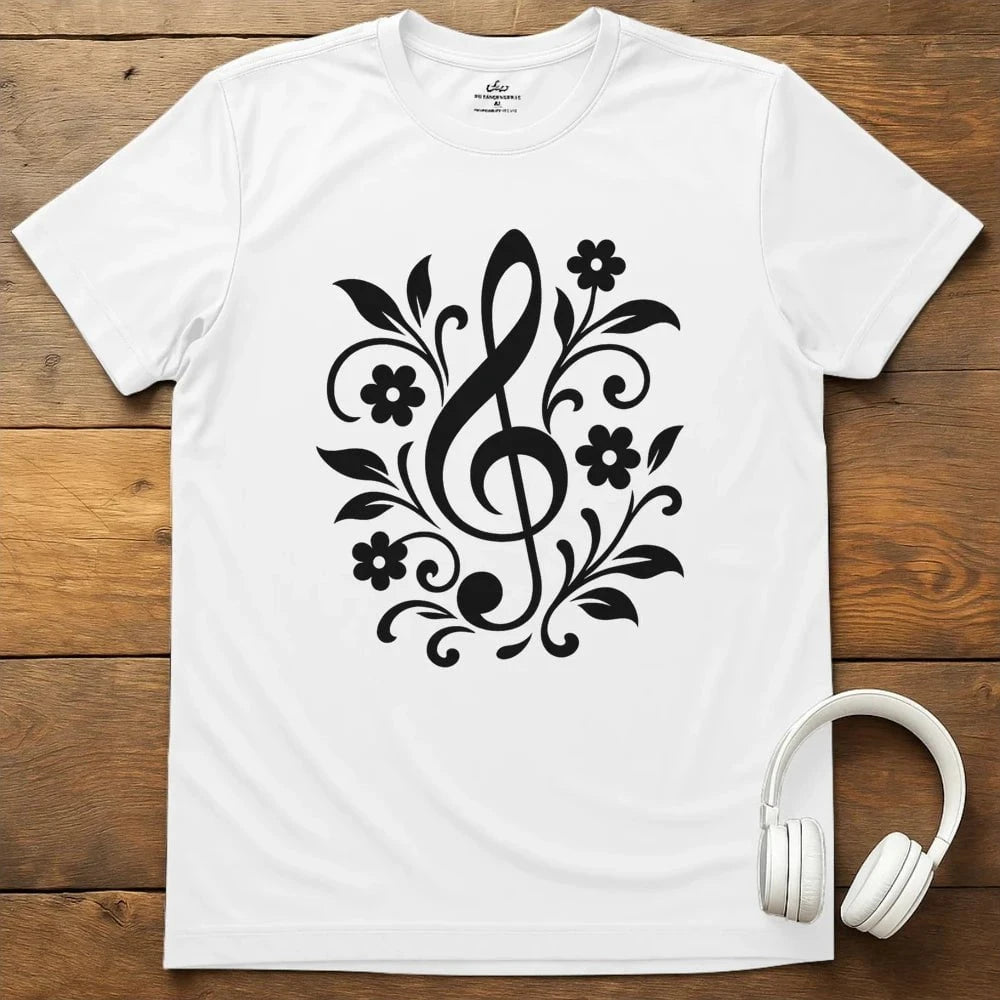 Treble Clef T-Shirt - White