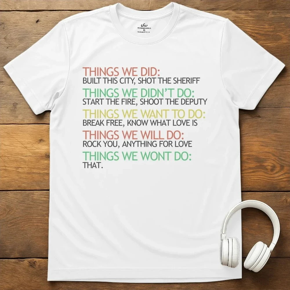 Things T-Shirt - White