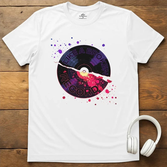 Broken Record T-Shirt - White