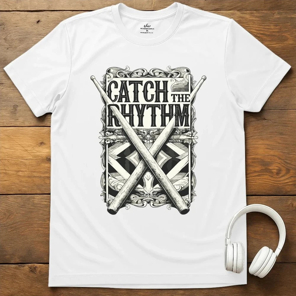 Catch The Rhythm T-Shirt - White