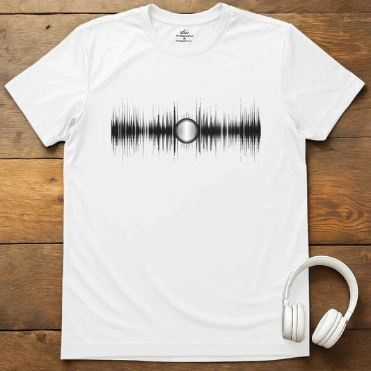 Vinyl Soundwave T-Shirt - White