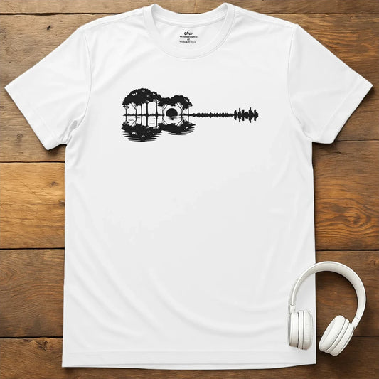Forest Guitar T-Shirt - White