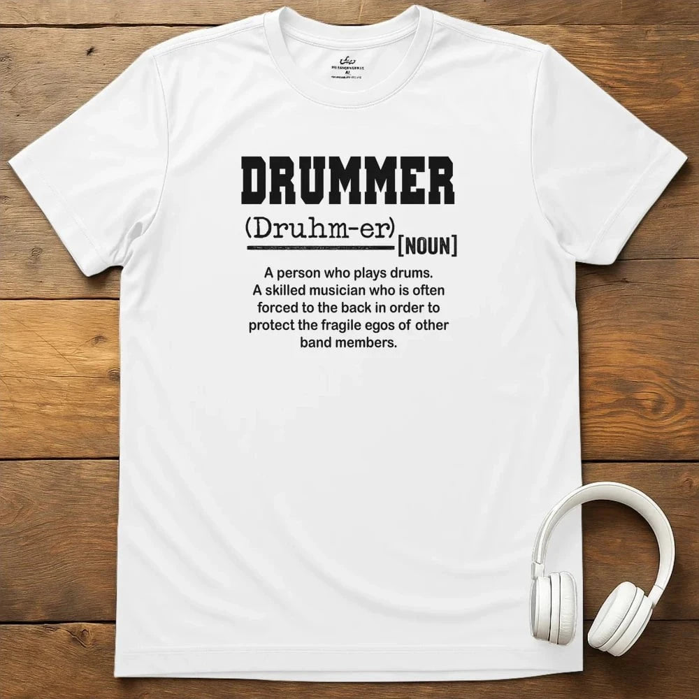Drummer T-Shirt - White