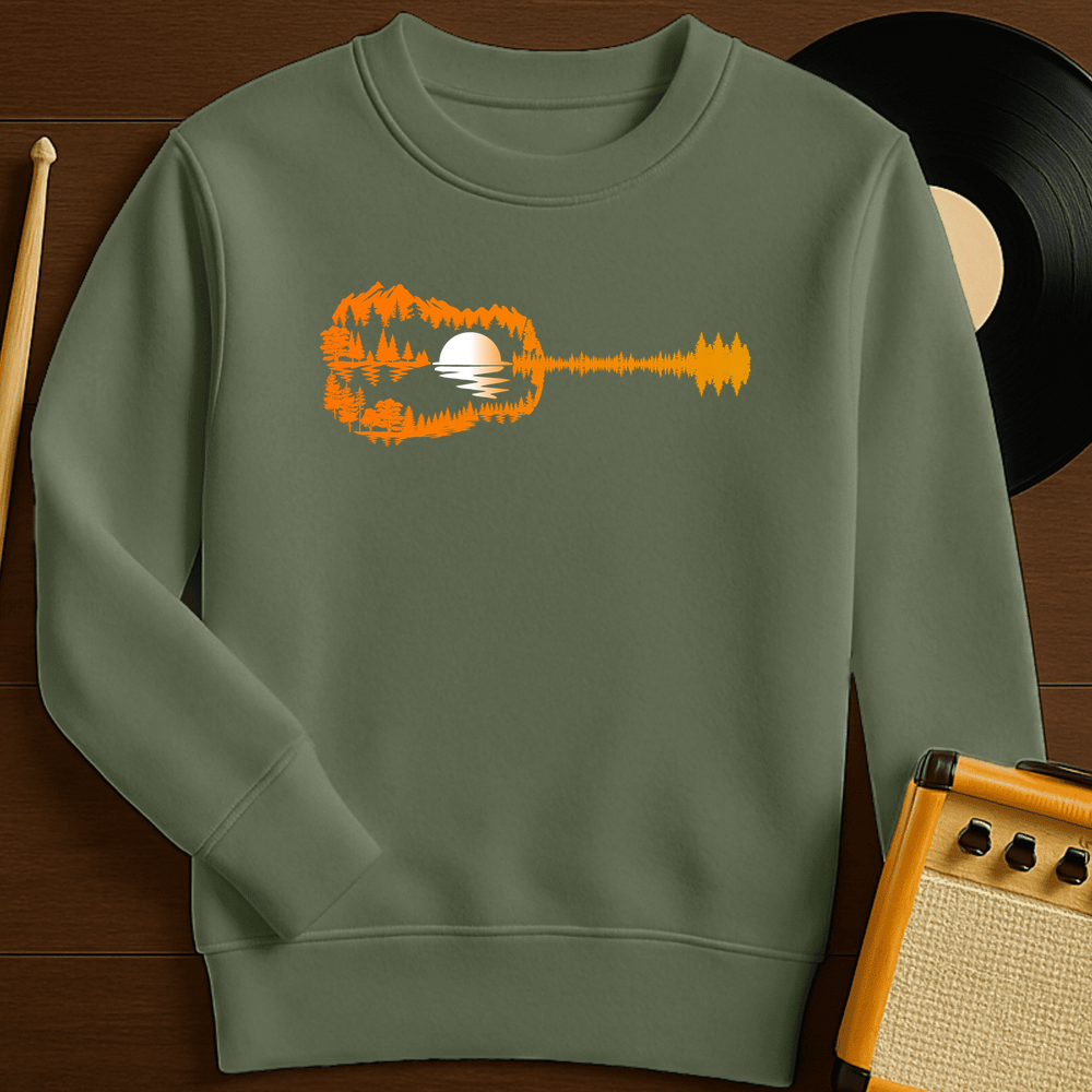 Guitar Sunset Crewneck